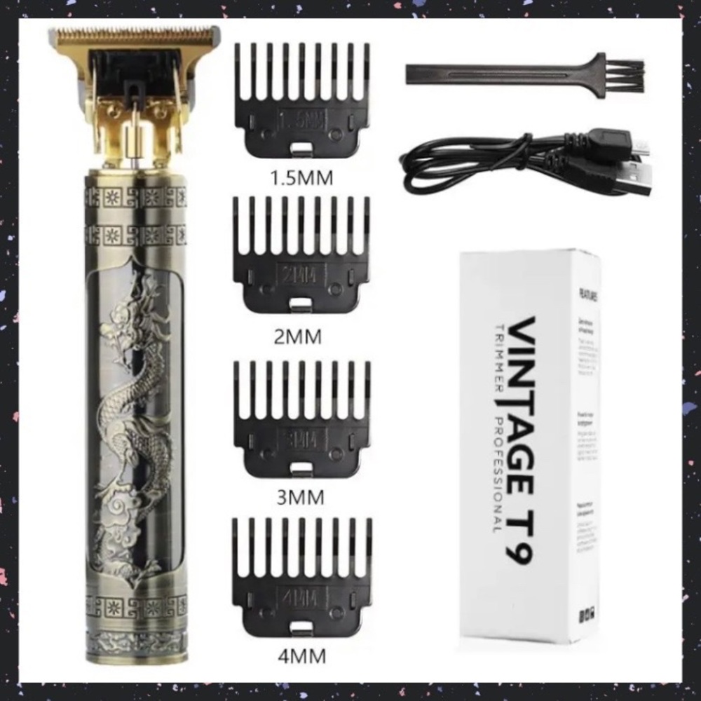VINTAGE T9-Cordless Rechargeable Hair Trimmer Machine